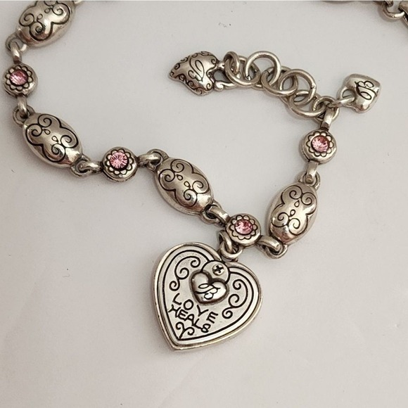 BRIGHTON 2014 the Power of Pink‎ breast cancer awareness Charm bracelet - Picture 3 of 5